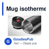 Mug isotherme personnalisable avec logo pour entreprises - Miniature 3