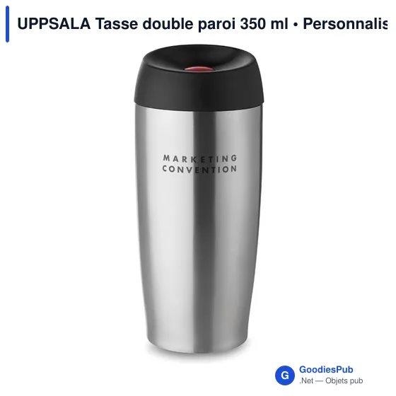 Mug isotherme personnalisable avec logo pour entreprises - Image 4