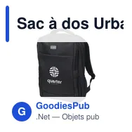 Sac à dos Urban Traveler personnalisable avec logo - 12 L - Miniature 2