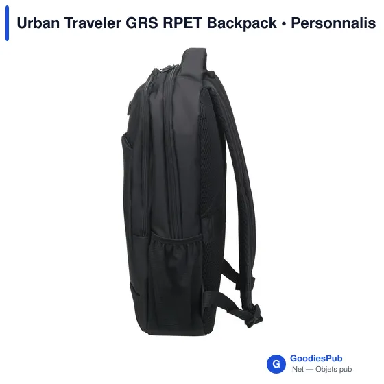 Sac à dos Urban Traveler personnalisable avec logo - 12 L - Image 3