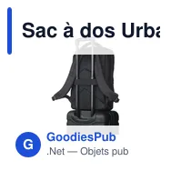 Sac à dos Urban Traveler personnalisable avec logo - 12 L - Miniature 5