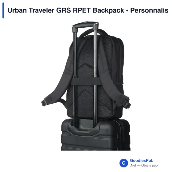 Sac à dos Urban Traveler personnalisable avec logo - 12 L - Image 5