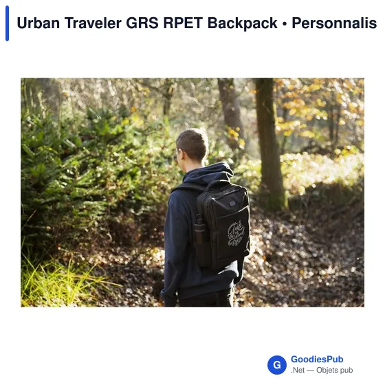 Sac à dos Urban Traveler personnalisable avec logo - 12 L - Image 8
