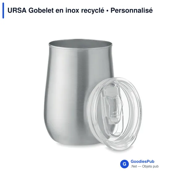 URSA Gobelet en inox recyclé - Image 1