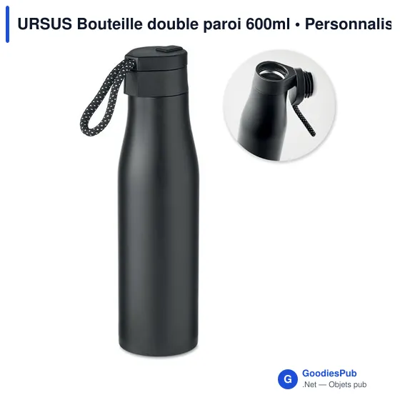 URSUS Bouteille double paroi 600ml - Image 1