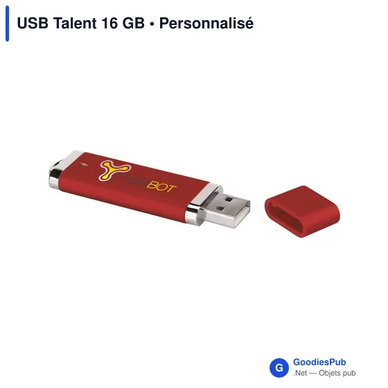 Clé USB personnalisable 16 Go avec logo - USB Talent - Image 11
