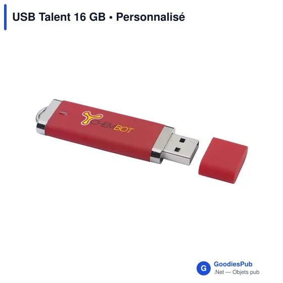 Clé USB personnalisable 16 Go avec logo - USB Talent - Image 12