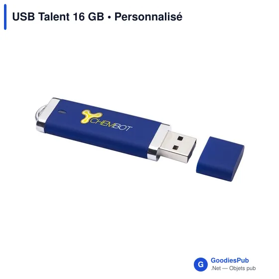 Clé USB personnalisable 16 Go avec logo - USB Talent - Image 4