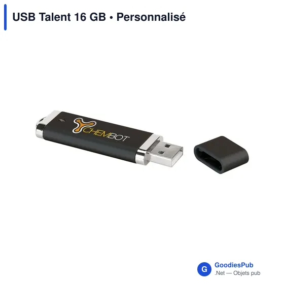 Clé USB personnalisable 16 Go avec logo - USB Talent - Image 6