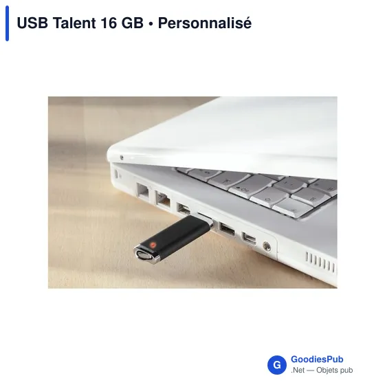 Clé USB personnalisable 16 Go avec logo - USB Talent - Image 7