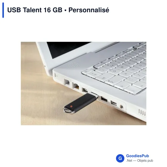 Clé USB personnalisable 16 Go avec logo - USB Talent - Image 8