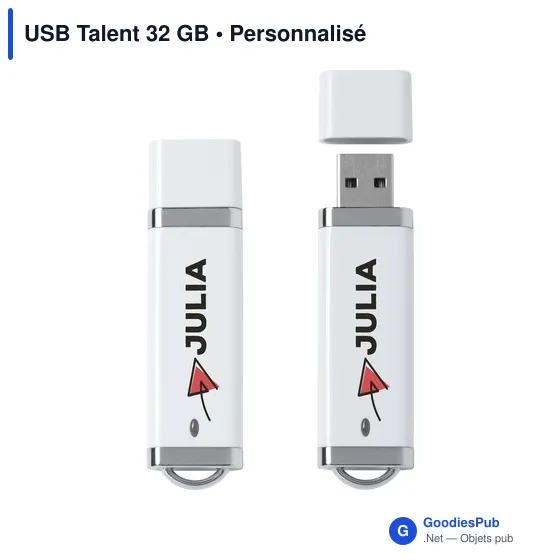 Clé USB personnalisable 32 Go avec logo - USB Talent - Image 11