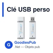 Clé USB personnalisable 8 Go avec logo - USB Talent - Miniature 1