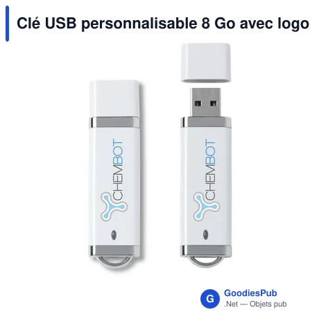 Clé USB personnalisable 8 Go avec logo - USB Talent