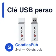 Clé USB personnalisable 8 Go avec logo - USB Talent - Miniature 3