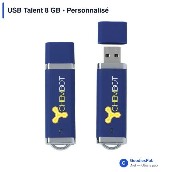 Clé USB personnalisable 8 Go avec logo - USB Talent - Image 5
