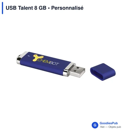 Clé USB personnalisable 8 Go avec logo - USB Talent - Image 6