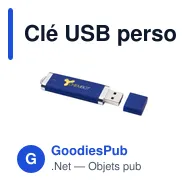 Clé USB personnalisable 8 Go avec logo - USB Talent - Miniature 8