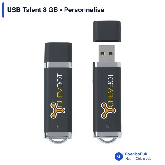 Clé USB personnalisable 8 Go avec logo - USB Talent - Image 9