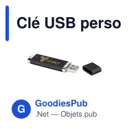 Clé USB personnalisable 8 Go avec logo - USB Talent - Miniature 10