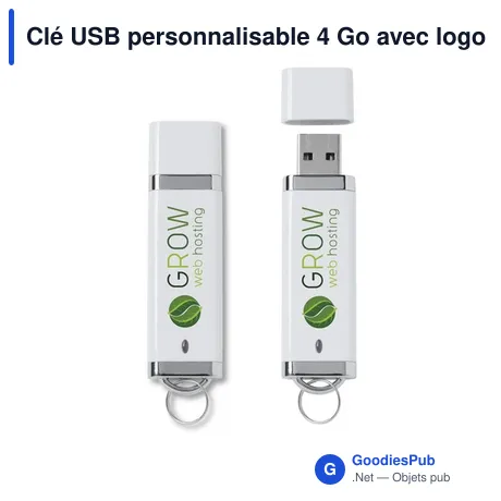 Clé USB personnalisable 4 Go avec logo - USB Talent from stock
