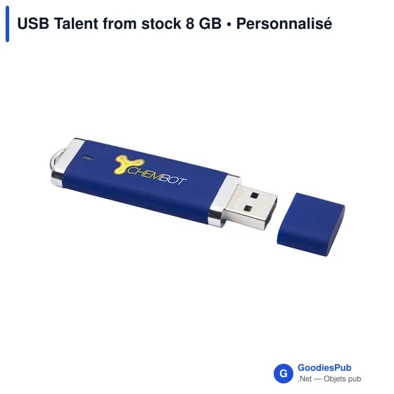 Clé USB personnalisable 8 Go avec logo - USB Talent from stock - Image 4