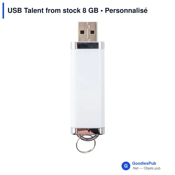 Clé USB personnalisable 8 Go avec logo - USB Talent from stock - Image 7
