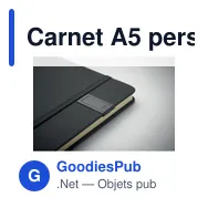 Carnet A5 personnalisable avec USB intégrée pour logo - USBNOTE - Miniature 4