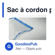 Sac à cordon personnalisable USEE pour logo - Transparent - Miniature 5