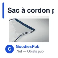 Sac à cordon personnalisable USEE pour logo - Transparent - Miniature 8
