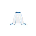 Variante bleu royal - Sac à cordon personnalisable USEE pour logo - Transparent