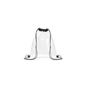 Variante noir - Sac à cordon personnalisable USEE pour logo - Transparent