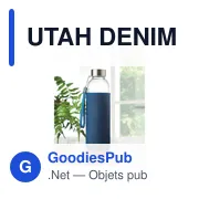 UTAH DENIM Bouteille & housse denim - Miniature 4