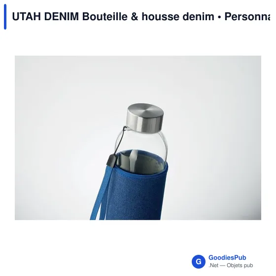 UTAH DENIM Bouteille & housse denim - Image 5
