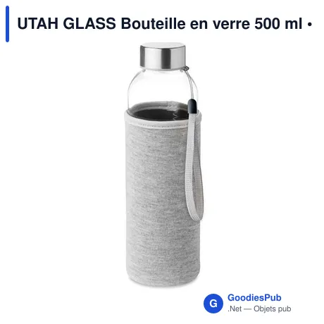 UTAH GLASS Bouteille en verre 500 ml