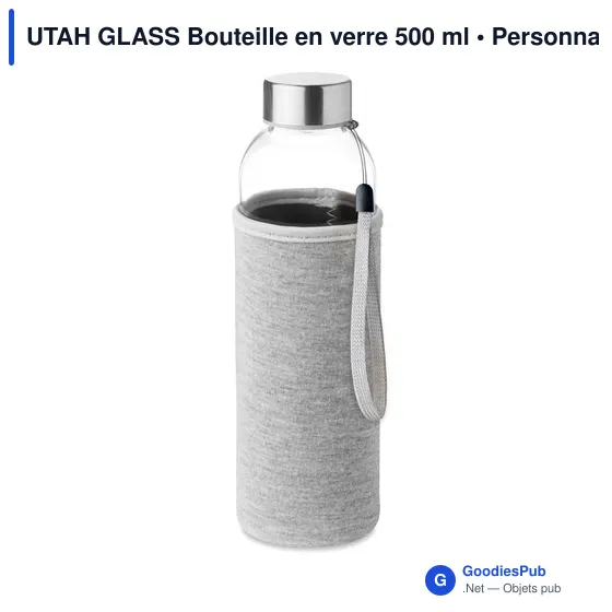 UTAH GLASS Bouteille en verre 500 ml - Image 1
