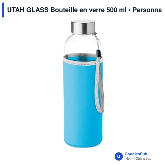 UTAH GLASS Bouteille en verre 500 ml - Image 5