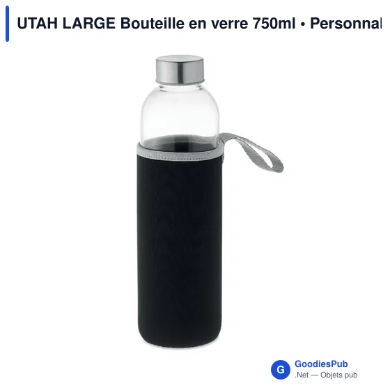 UTAH LARGE Bouteille en verre 750ml - Image 1