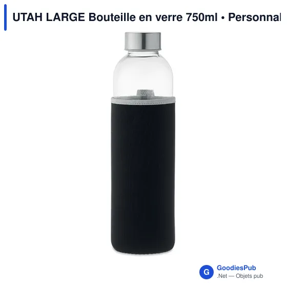 UTAH LARGE Bouteille en verre 750ml - Image 3