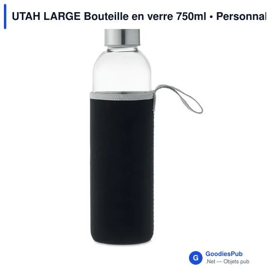 UTAH LARGE Bouteille en verre 750ml - Image 4
