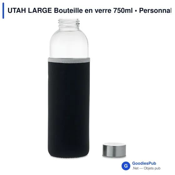 UTAH LARGE Bouteille en verre 750ml - Image 5