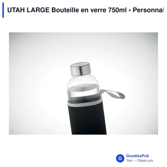 UTAH LARGE Bouteille en verre 750ml - Image 6