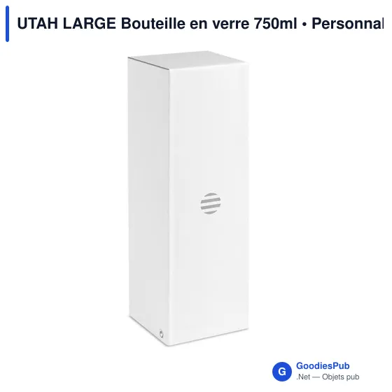 UTAH LARGE Bouteille en verre 750ml - Image 7