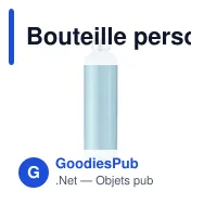 Bouteille personnalisable UTAH REMAX 1L avec logo - Miniature 12