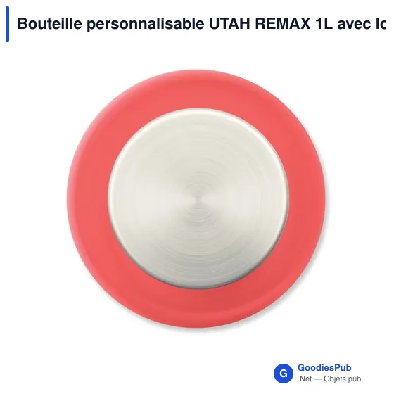 Bouteille personnalisable UTAH REMAX 1L avec logo - Image 3