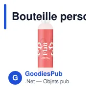 Bouteille personnalisable UTAH REMAX 1L avec logo - Miniature 5