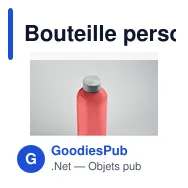 Bouteille personnalisable UTAH REMAX 1L avec logo - Miniature 6