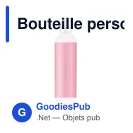 Bouteille personnalisable UTAH REMAX 1L avec logo - Miniature 7