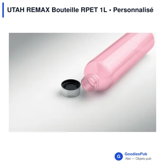 Bouteille personnalisable UTAH REMAX 1L avec logo - Image 10