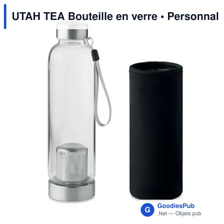 UTAH TEA Bouteille en verre